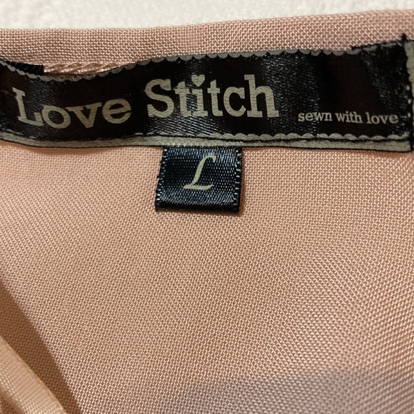 LOVE STICH ROSE COLORED EMBROIDERED BLOUSE - Picture 10 of 10